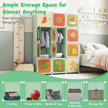 Load image into Gallery viewer, Portable Kids Wardrobe with Hanging Section