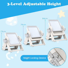 Load image into Gallery viewer, 6-in-1 Multi-activity Children Table & Chair Folding Art Easel Set
