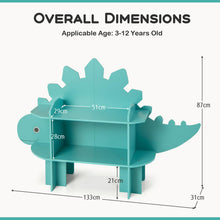 Load image into Gallery viewer, Kids Storage Shelf, Wooden Children Bookshelf with Anti-Tipping Device
