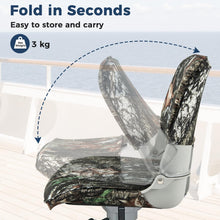 Load image into Gallery viewer, Waterproof Low Back Captain Chair with High-density Sponge