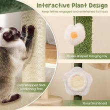 Load image into Gallery viewer, Cat Tree, Kitty Tower with Cozy Condo, Scratching Posts & Sisal Board