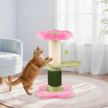 Load image into Gallery viewer, Cute Flower-Themed Kitten Activity Center for Indoor Cats