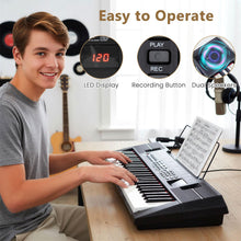 Load image into Gallery viewer, 54 Key Keyboard Piano, Portable Digital Piano with 200 Rhythms