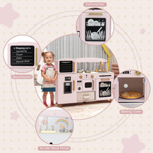 Load image into Gallery viewer, Toddler Pretend Play Kitchen with Ice Maker