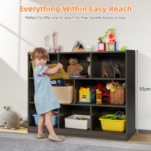 Load image into Gallery viewer, 3-Tier Children Storage Shelf Unit for Kids Room