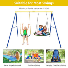Load image into Gallery viewer, Metal Swing Frame with Ground Stakes