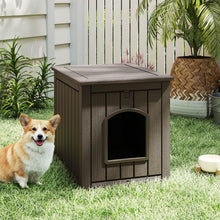 Load image into Gallery viewer, Hidden Cat Litter Box Enclosure with Flip Front Door and Raised Floor