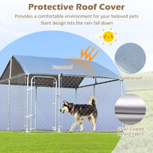 Load image into Gallery viewer, 230 x 233cm Outdoor Pet Playpen with Roof Cover