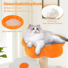 Load image into Gallery viewer, Cute Flower Cat Tree Kitty Tower with Sisal Scratching Posts