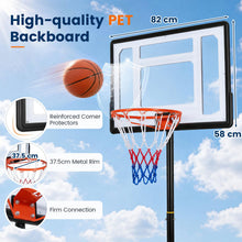 Load image into Gallery viewer, 10FT Portable Basketball Hoop and Stand with Wheels