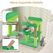 Load image into Gallery viewer, Cat Tree, Multi-Level Cat Tower with Sisal Scratching Posts