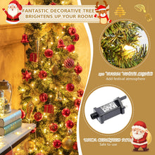 Load image into Gallery viewer, 7 FT Pre-lit Half-Shape Christmas Tree