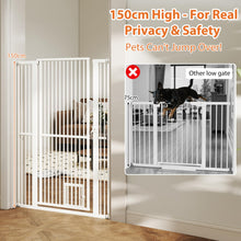 Load image into Gallery viewer, Extra Tall Pet Gate Heavy-Duty Metal Cat Gate with Wide Opening