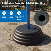 Load image into Gallery viewer, Netball Stand and Post, Adjustable Basketball Goal System