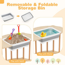 Load image into Gallery viewer, Kids Climbing Arch Sensory Table with Removable Collapsible Storage Bin and Rocker Board
