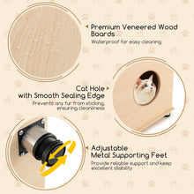 Load image into Gallery viewer, Cat Litter Box Enclosure, Wooden Hidden Kitty Washroom Storage Bench