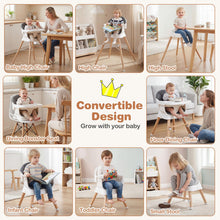 Load image into Gallery viewer, High Chair for Babies and Toddlers, Convertible Baby Highchair