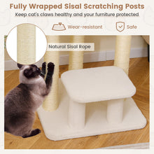 Load image into Gallery viewer, Cat Tree, 61cm Comfy Plush Top Perch Bed, Sisal Scratching Posts