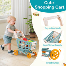 Load image into Gallery viewer, Supermarket Playset for Kids 76 Pieces Pretend Play Grocery Store Set