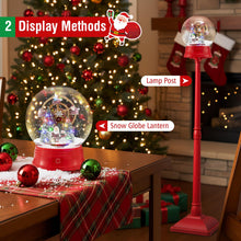 Load image into Gallery viewer, Christmas Street Lamp, 5FT Red Musical Festive Lamp Post with 8 Tunes