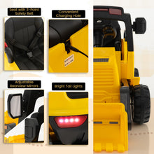 Load image into Gallery viewer, Kids Ride on Excavator, 12V Battery Powered Toy Car with Adjustable Bucket