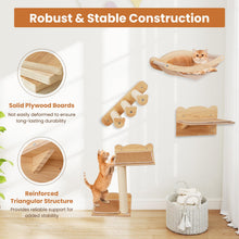 Load image into Gallery viewer, 4PCS Wall Mounted Cat Tree