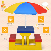 Load image into Gallery viewer, Garden Bench Set with Detachable Parasol
