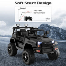 Load image into Gallery viewer, Kids Ride on Car, 12V Battery Powered Car with Remote Control, MP3, USB/Aux Port, Lights, Music