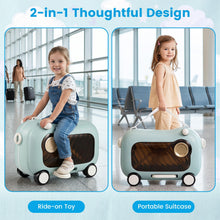 Load image into Gallery viewer, Kids Ride-on Luggage, 2-in-1 Children Suitcase