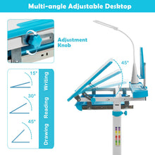 Load image into Gallery viewer, Height Adjustable Kids Table with Chair