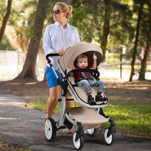 Load image into Gallery viewer, Baby Stroller, Foldable Toddler Pushchair with Rain Cover, Mosquito Net, Storage Bag