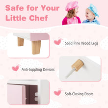 Load image into Gallery viewer, Kids Play Kitchen, Children Toy Kitchen with Realistic Lights