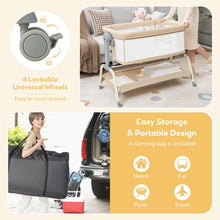 Load image into Gallery viewer, Baby Bassinet with Net with 6 Adjustable Heights