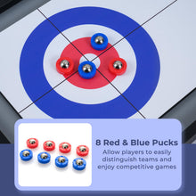 Load image into Gallery viewer, 2 in 1 Shuffleboard and Curling Game Table