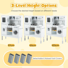 Load image into Gallery viewer, Height Adjustable Pretend Cooking Playset with Light