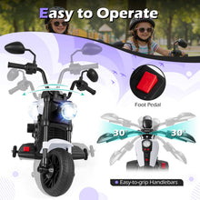 Load image into Gallery viewer, 6V Kids Electric Motorbike with Detachable Training Wheels and Music