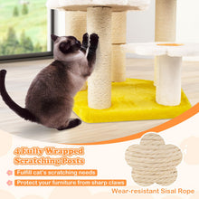 Load image into Gallery viewer, Cute Flower Cat Tree Kitty Tower with Sisal Scratching Posts