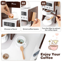 Load image into Gallery viewer, Kids Wooden Corner Kitchen Pretend Toy Kitchen Playset for 3+ Years Old