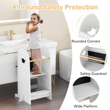 Load image into Gallery viewer, Wooden Kitchen Helper Stand with Adjustable Height