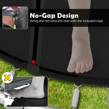 Load image into Gallery viewer, 10ft Trampoline, Outdoor Rebounder Trampoline with Safety Enclosure Net and Ladder