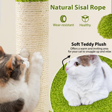 Load image into Gallery viewer, Cute Cat Tree for Adult Cats Multi-level Kitty Tower with Artificial Leaves