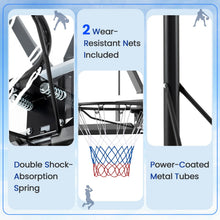 Load image into Gallery viewer, 4.1-10FT Height Adjustable Portable Basketball Hoop Outdoor