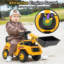 Load image into Gallery viewer, Kids Ride on Excavator, Toddlers Push Along Car with Adjustable Bucket(Bulldozer)