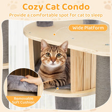 Load image into Gallery viewer, Cat Tree, Tall Multi-Layer Cats Tower, Detachable Mats & Scratching Posts
