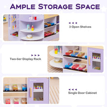 Load image into Gallery viewer, Kids Wooden Grocery Store Supermarket Play Toy Set
