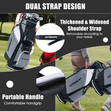 Load image into Gallery viewer, Golf Cart Bag, Golf Trolley Bag with 14 Way Dividers, Cooler Bag, Shoulder Strap