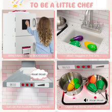 Load image into Gallery viewer, Kids Corner Play Kitchen with Apron and Chef Hat