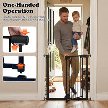 Load image into Gallery viewer, Safety Gate, 75-82cm Pressure Fit Baby Gates with Double-lock Door