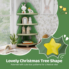 Load image into Gallery viewer, 4-Tier Kids Corner Bookshelf for Kids Room and Nursery Playroom