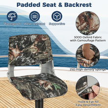 Load image into Gallery viewer, Waterproof Low Back Captain Chair with High-density Sponge